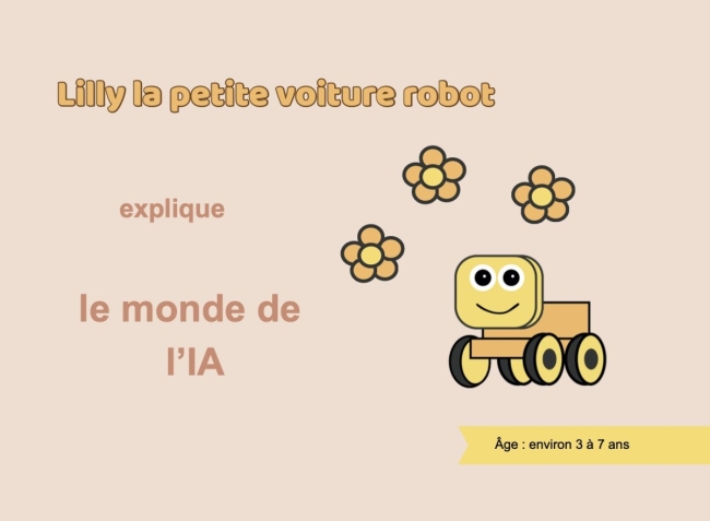 Lilly la petite voiture robot explique le monde de l'IA